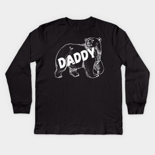 Daddy Bear Kids Long Sleeve T-Shirt